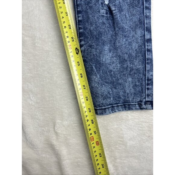 2 Phat Farm Jeans Mens 36x30 Blue Acid Wash Skinny Fit Stretch Denim Pants Adult - Picture 9 of 16